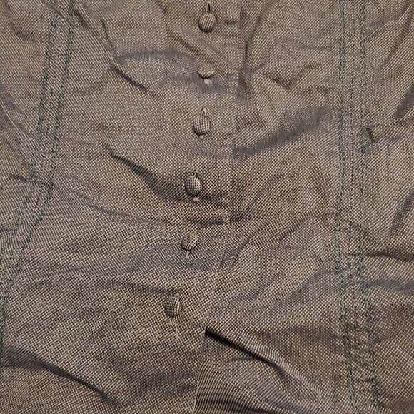 Tom K Nguyen black white button tank - Picture 4 of 6